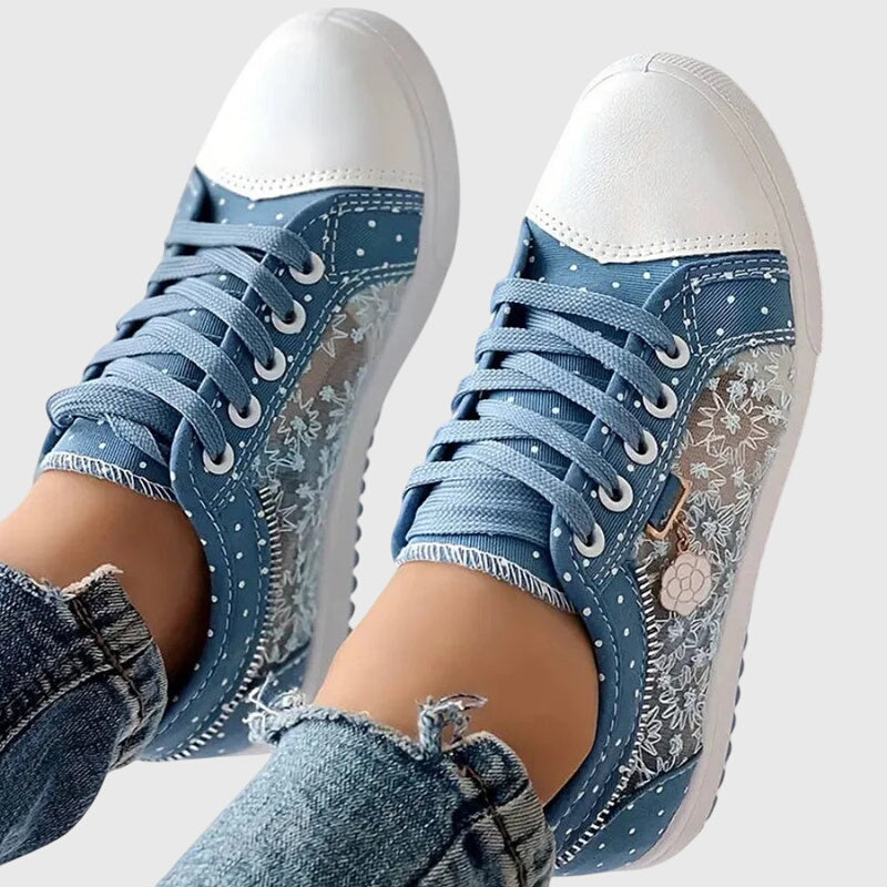 Damen Orthopädische Sneaker mit weitem Zehenbereich