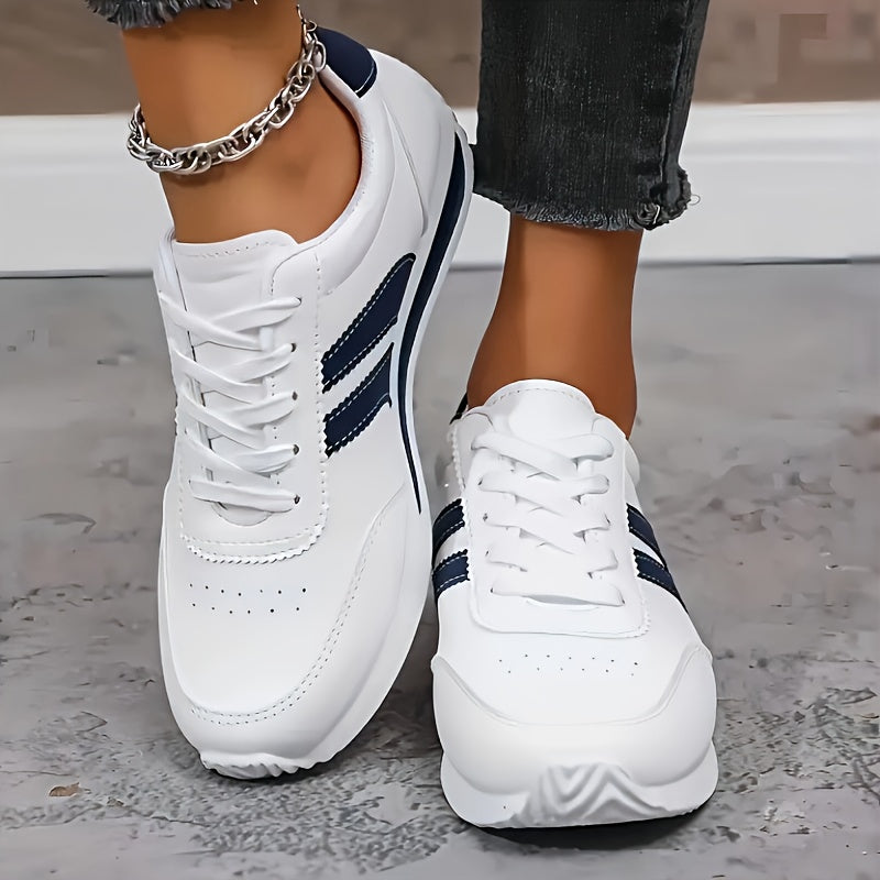 Damen Orthopädische Schnürsneaker mit Dreifach-Fussgewölbestütze