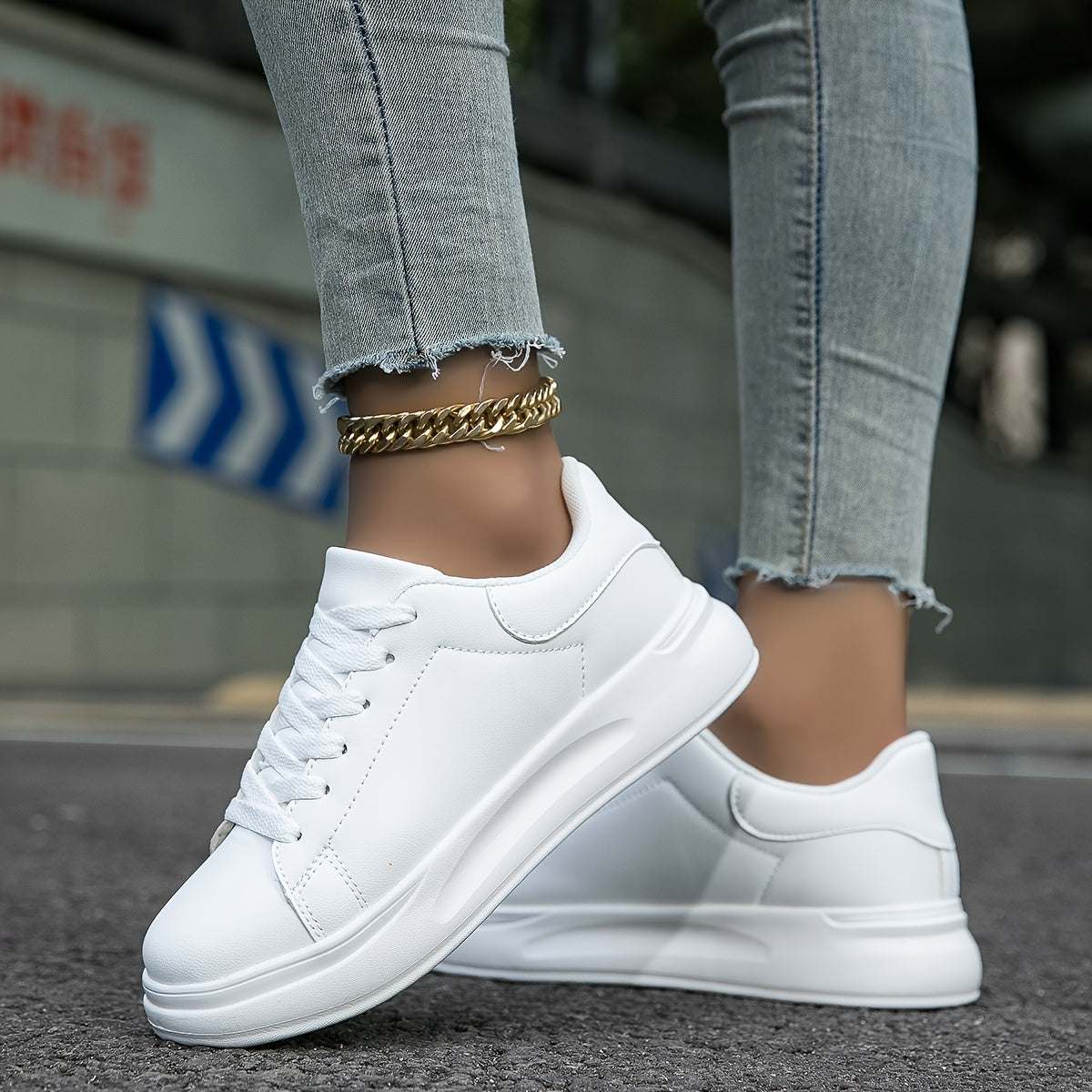 Damen Sneaker mit orthopädischem Fussbett für den Alltag