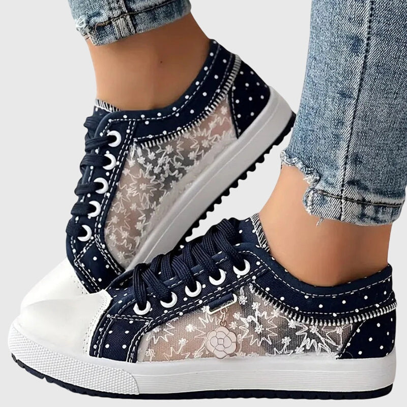 Damen Orthopädische Sneaker mit weitem Zehenbereich