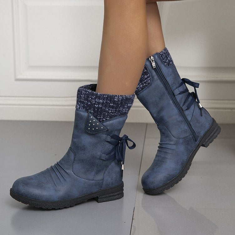 Unisex Warme Barfuß Winterschuhe mit Rutschfester Sohle