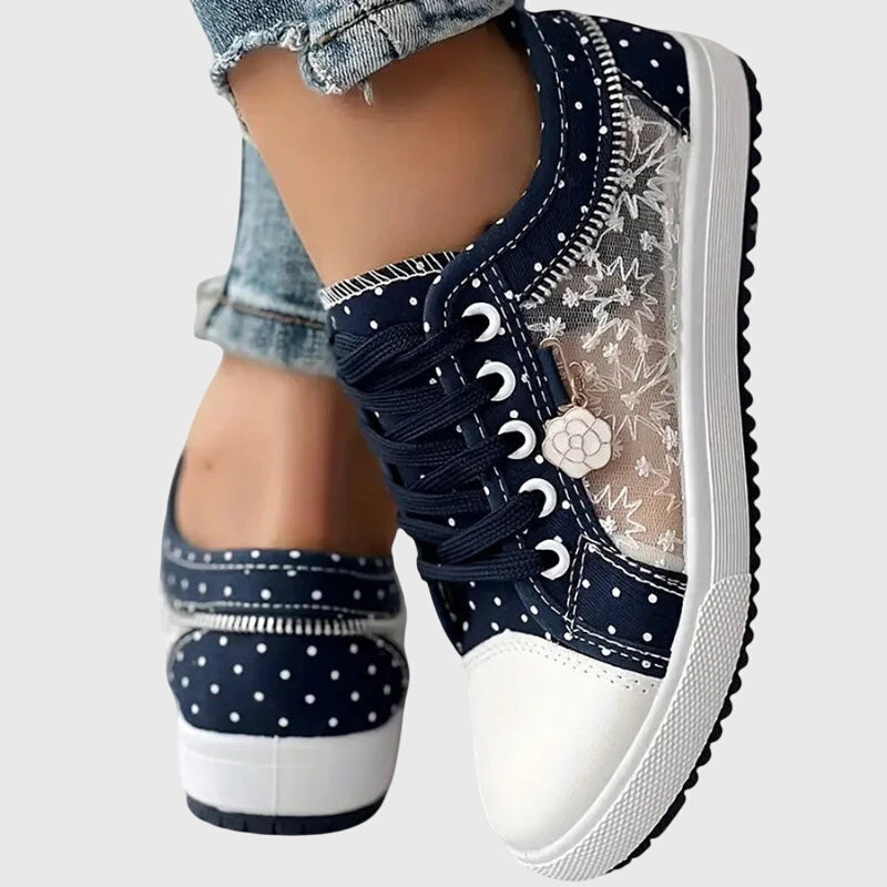 Damen Orthopädische Sneaker mit weitem Zehenbereich