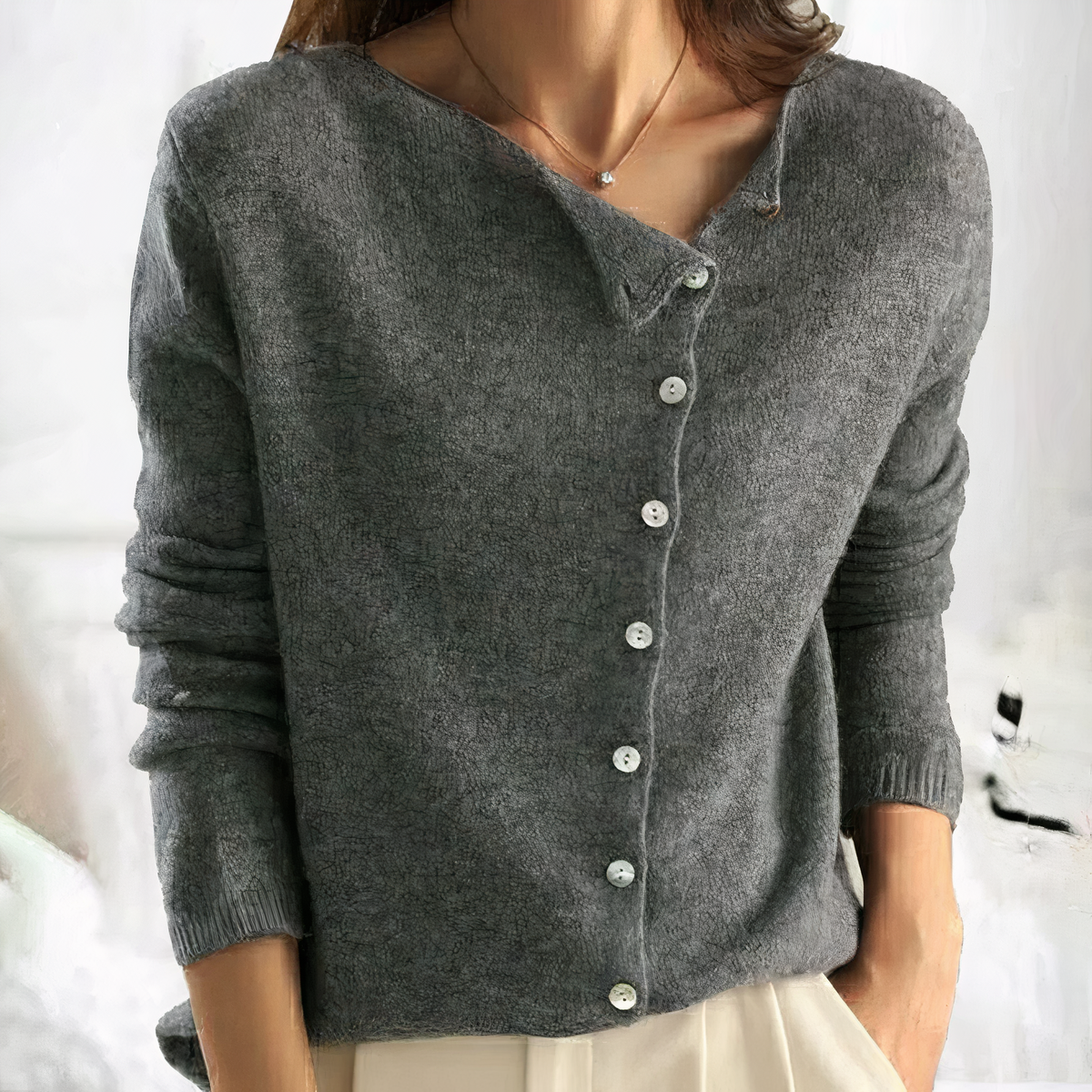 Bequeme Damen Strickjacke Für Herbst Und Winter
