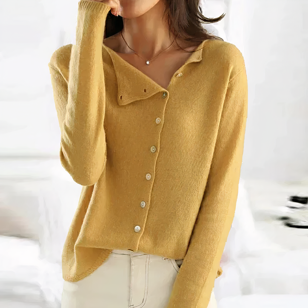 Bequeme Damen Strickjacke Für Herbst Und Winter