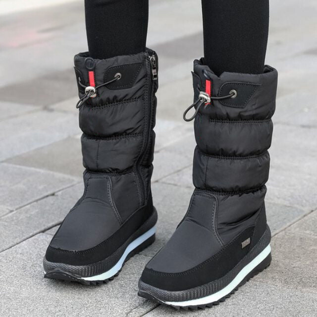 Wasserdichte Rutschfeste Schneestiefel Mit Kunstfellfutter