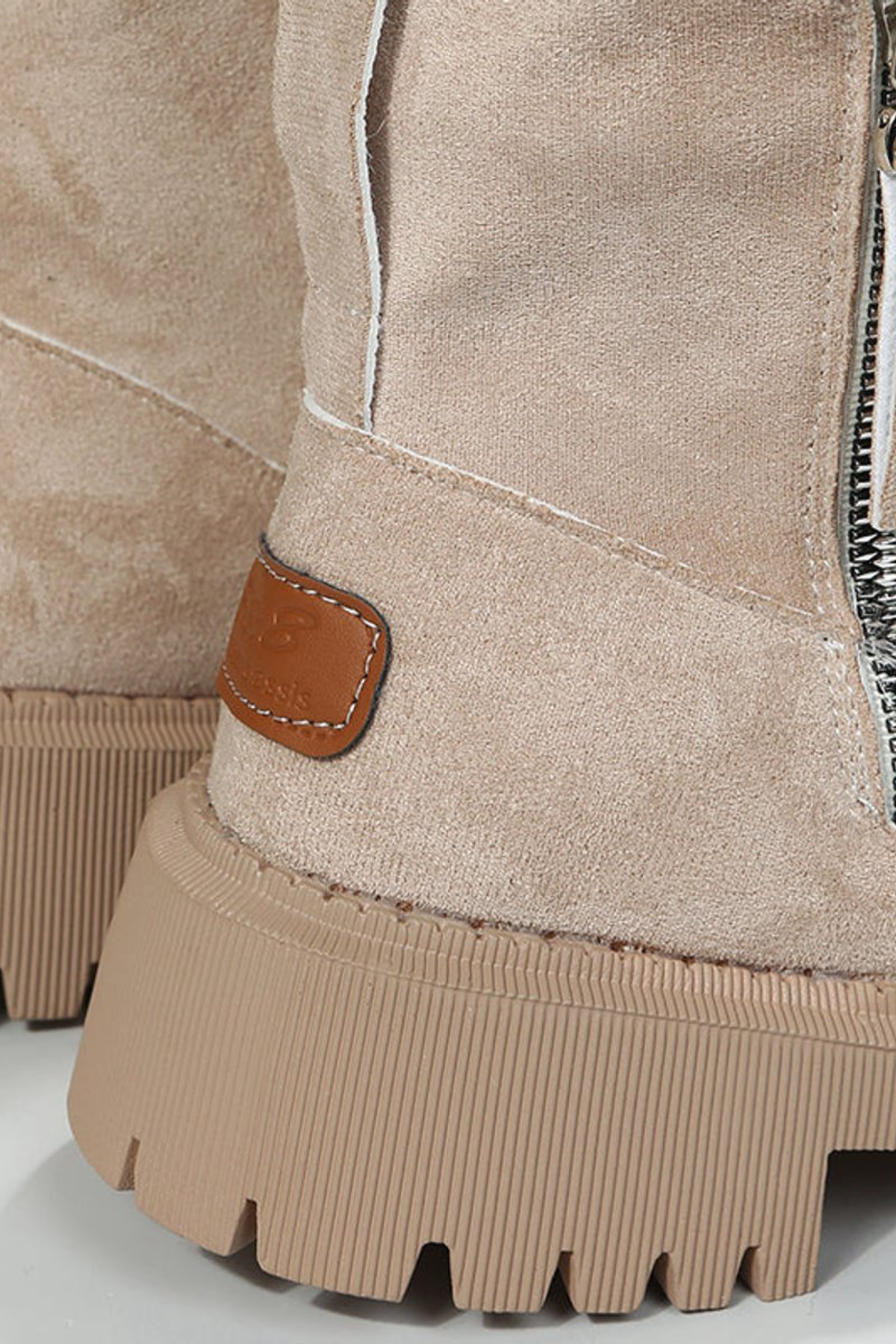 Gefütterte Damen Wildleder Stiefeletten mit Fleece