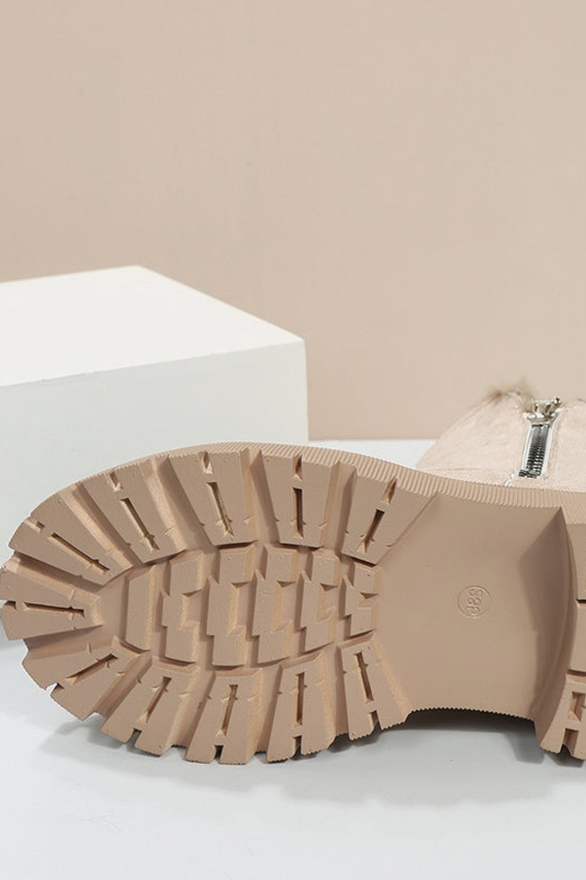 Gefütterte Damen Wildleder Stiefeletten mit Fleece