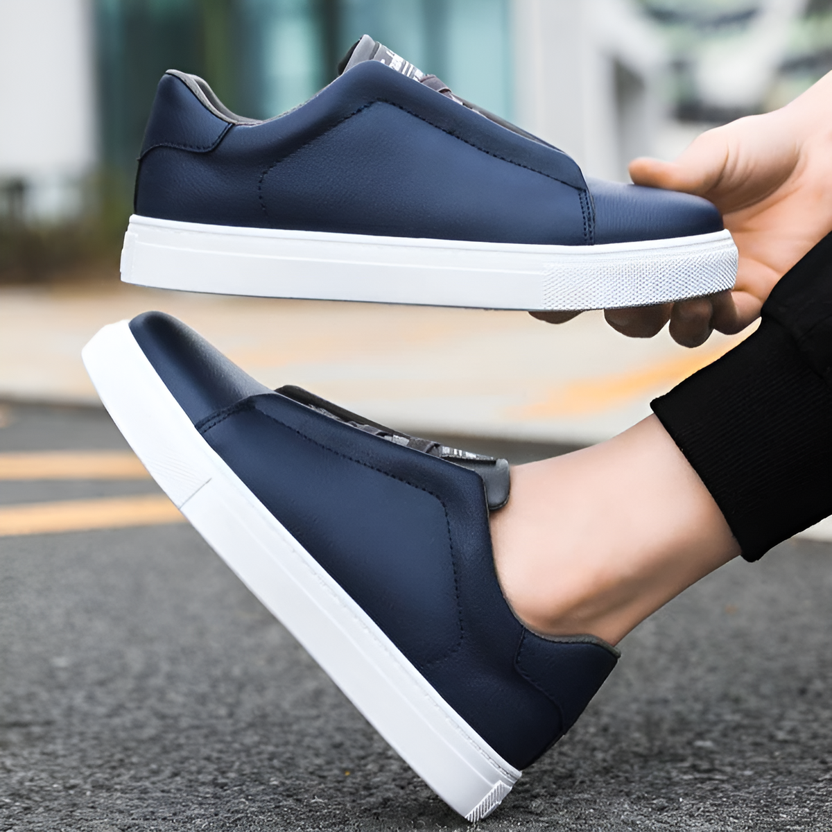 Vegane Herren Sneaker für den Alltag mit Komfortsohle