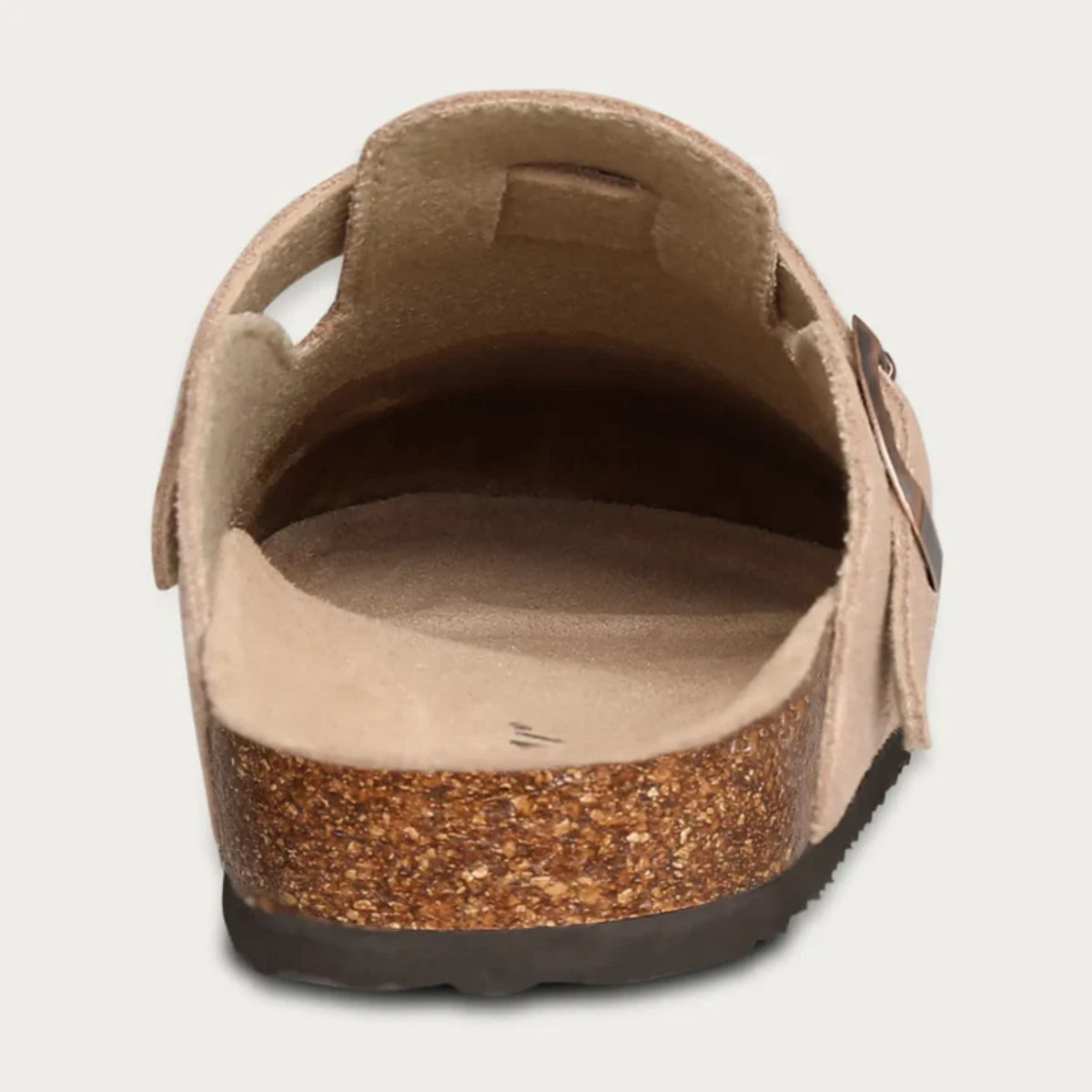Herren Slipper-Clogs aus Wildleder mit Schnallendetail