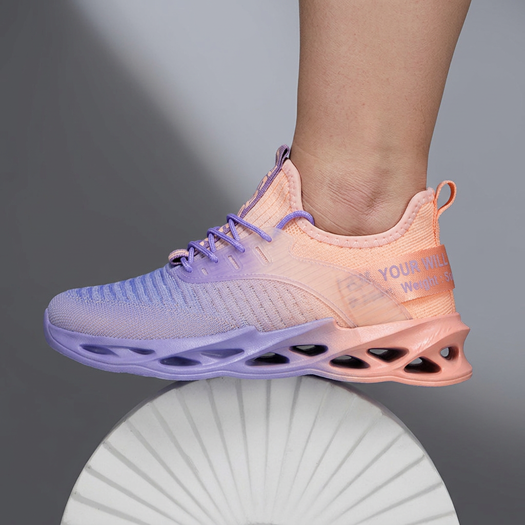 Rutschfeste orthopädische Damen Walking Sneaker