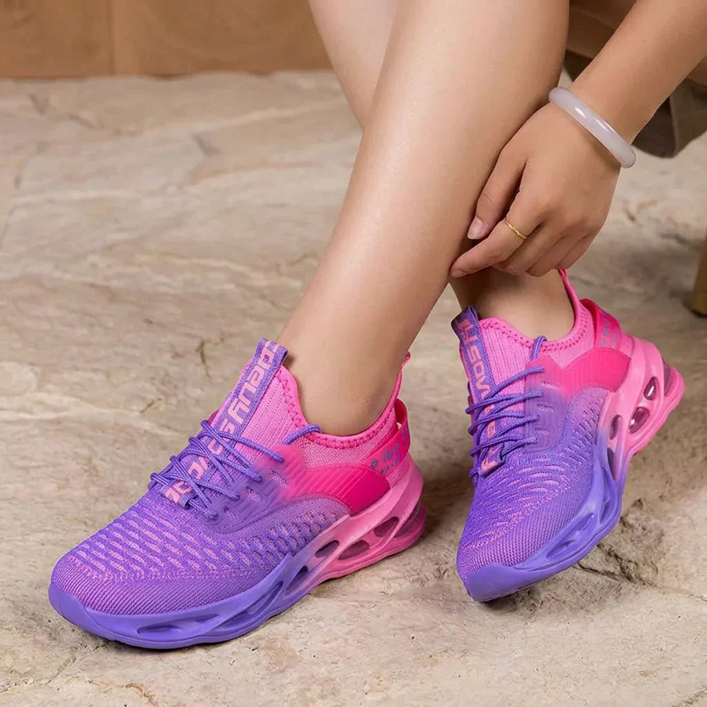 Rutschfeste orthopädische Damen Walking Sneaker