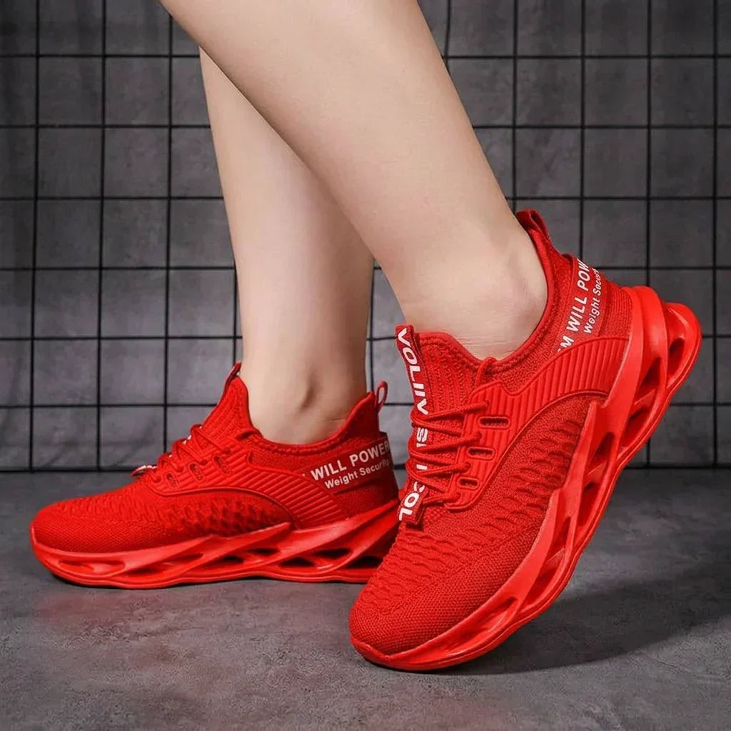 Rutschfeste orthopädische Damen Walking Sneaker