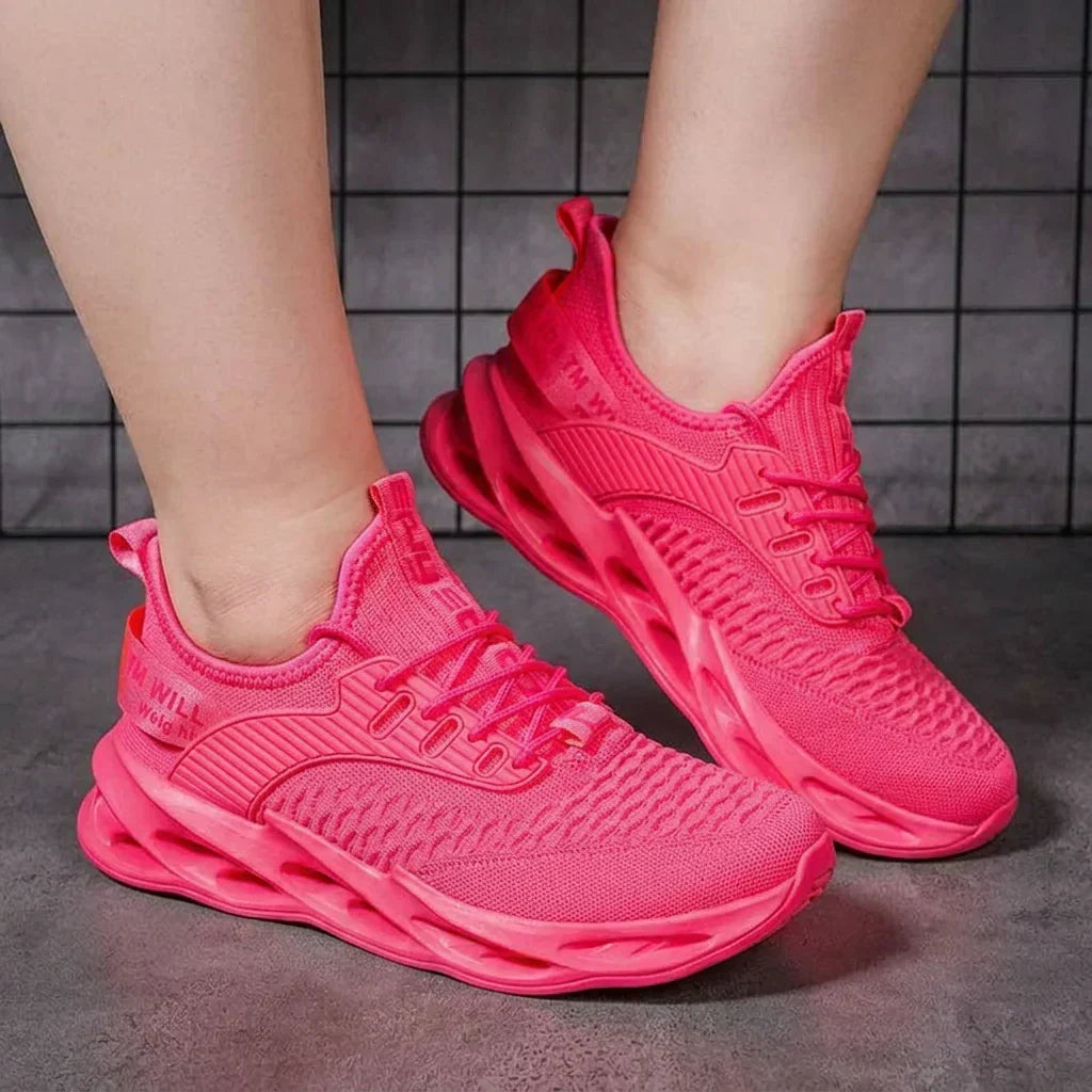 Rutschfeste orthopädische Damen Walking Sneaker