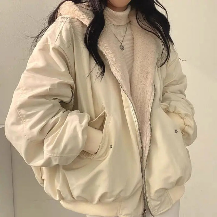 Doppellagige Damen Winterjacke mit Taillierter Passform