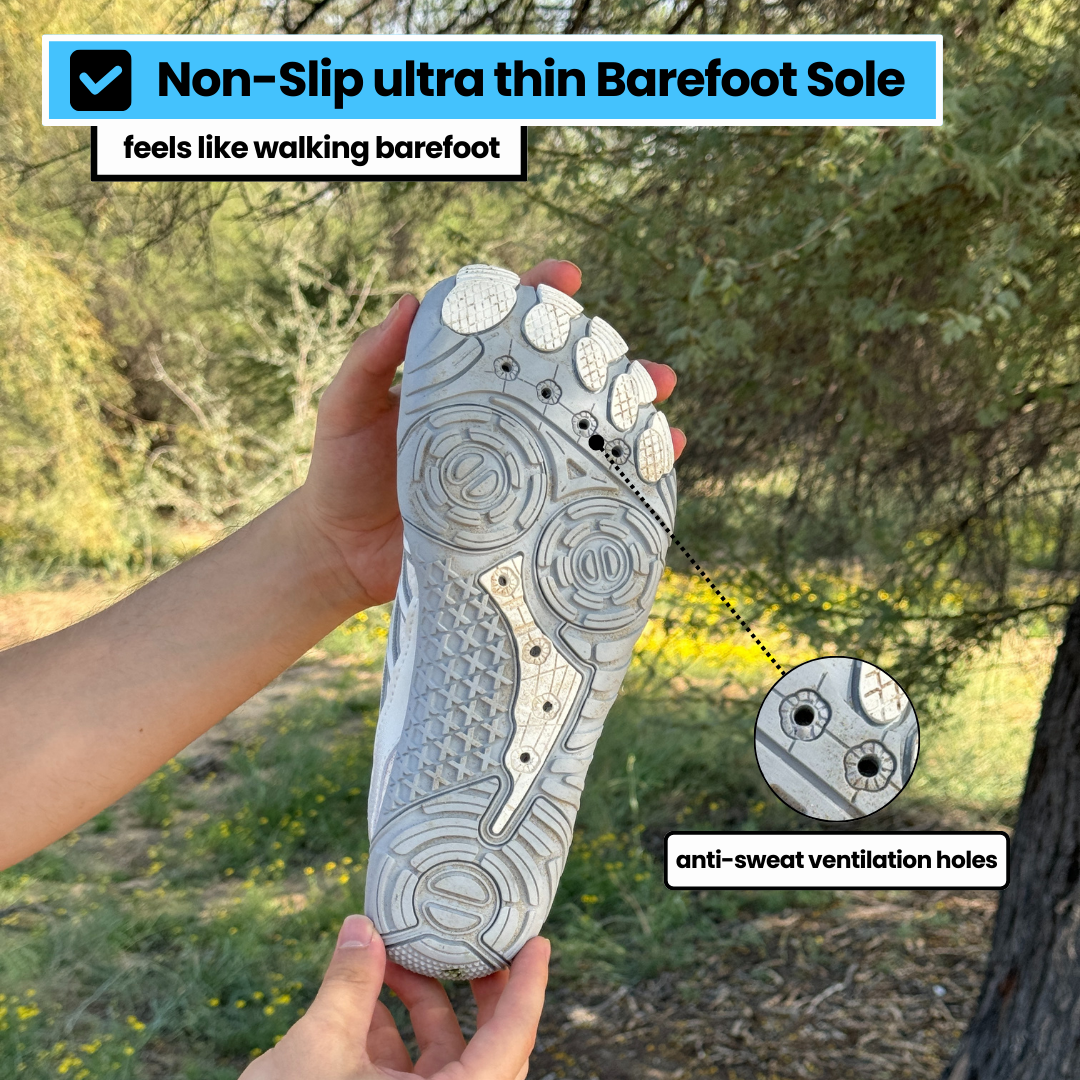 Flexible Damen Barfussschuhe mit dünner Sohle für Spaziergänge
