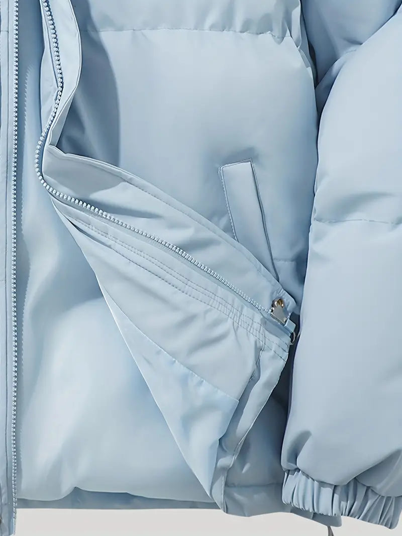 Gefütterte Damen Winterjacke Mit Kapuze