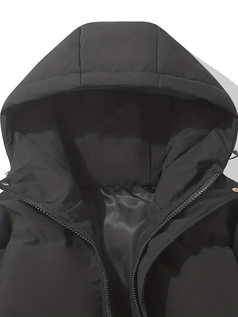 Gefütterte Damen Winterjacke Mit Kapuze