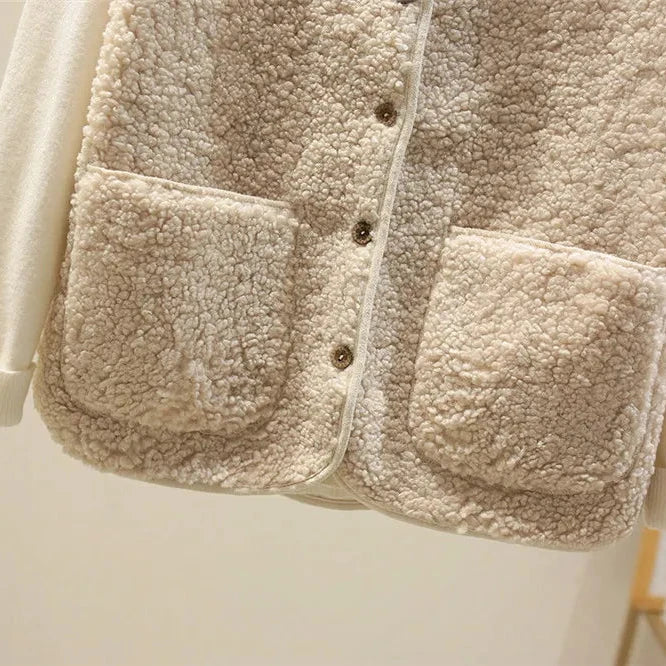 Ärmellose Weste im Teddyfell-Look für die Übergangszeit