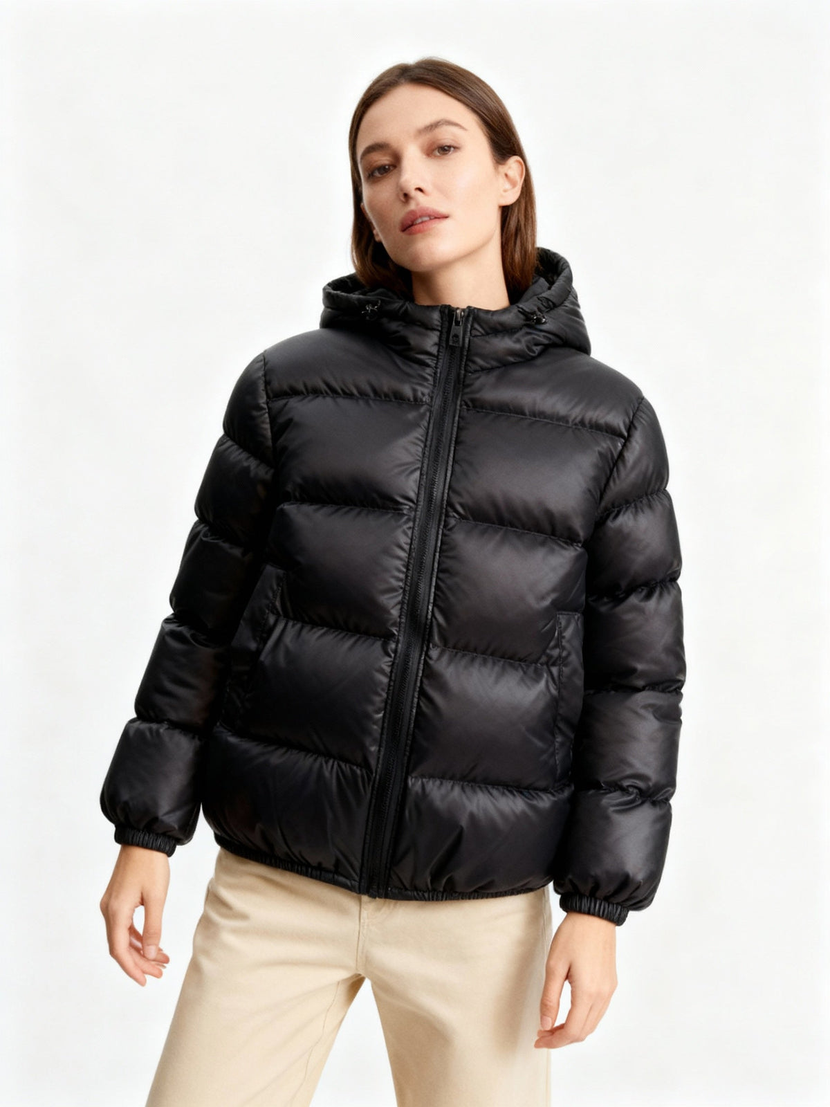 Wattierte Herren Winter Steppjacke im Oversized Fit