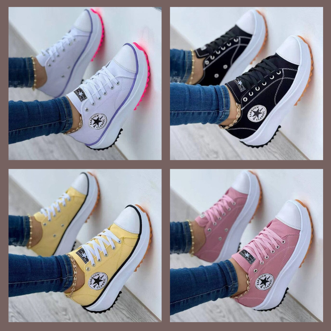 Orthopädische Damen Sneaker mit Flexibler Zehenkappe