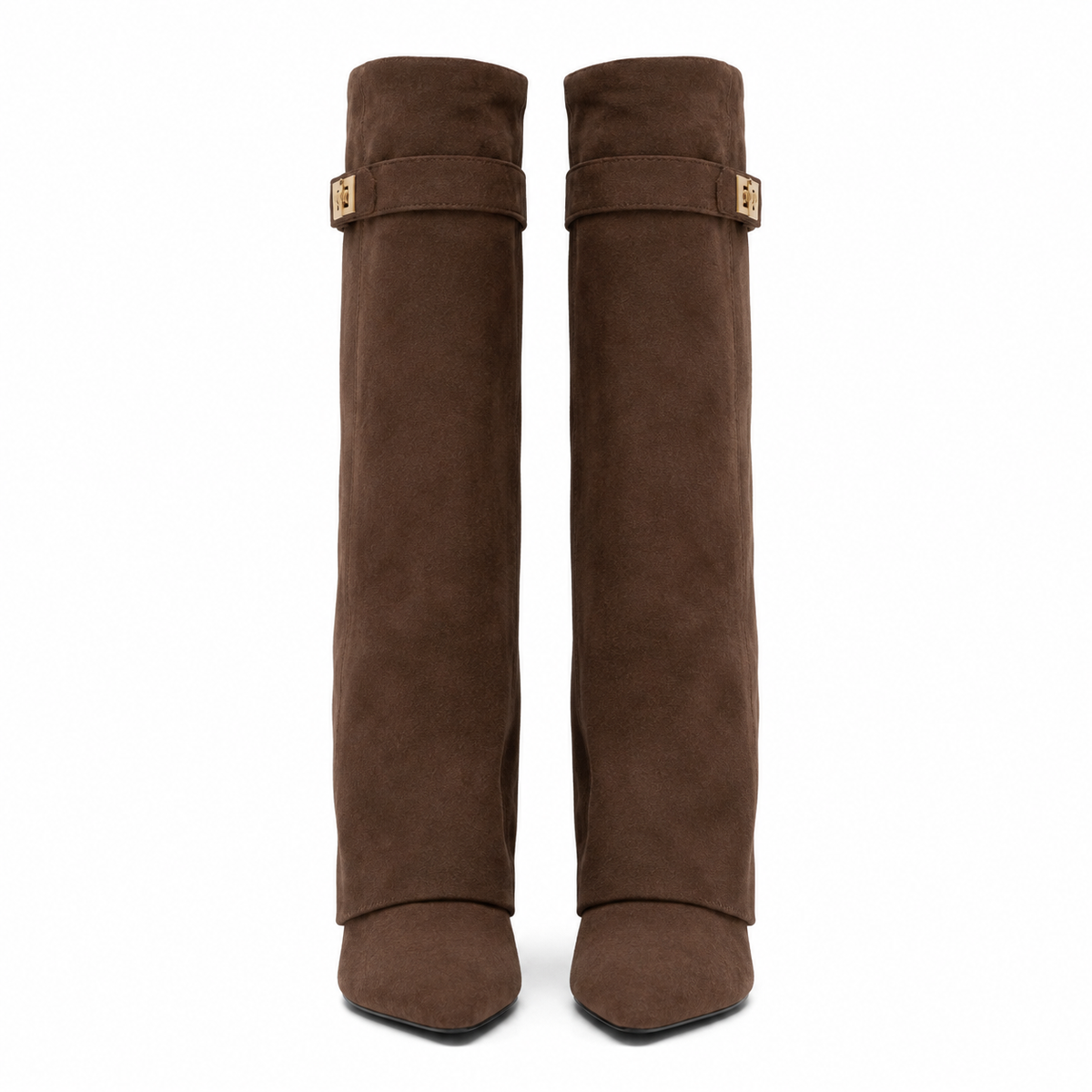 Kniehohe Damenstiefel mit Hohem Absatz