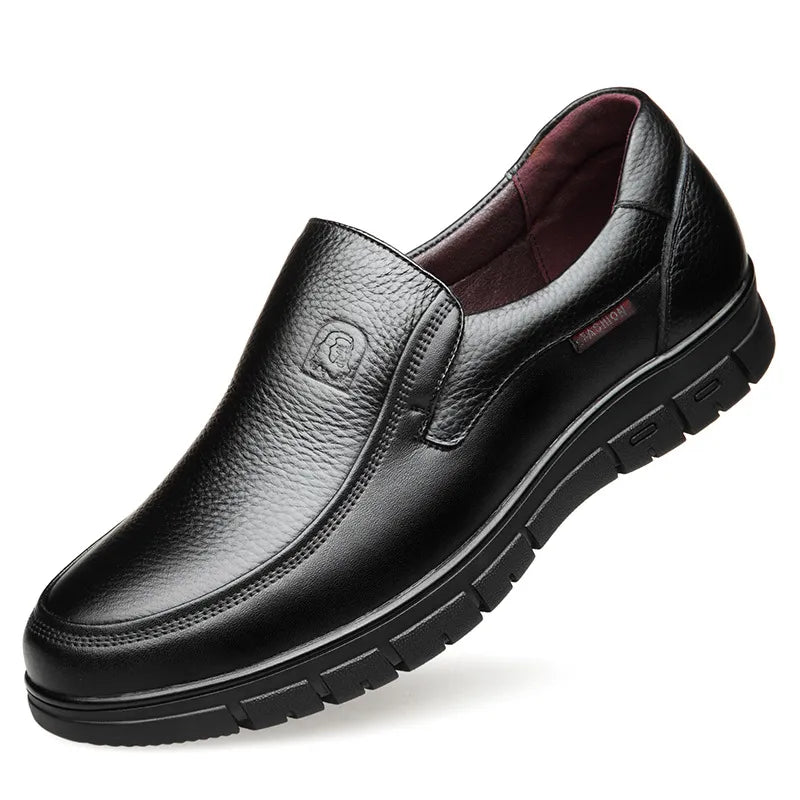 Herren Freizeitschuhe Aus Leder Mit Schnürung