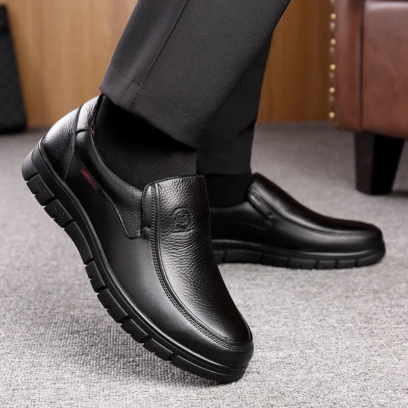 Herren Freizeitschuhe Aus Leder Mit Schnürung