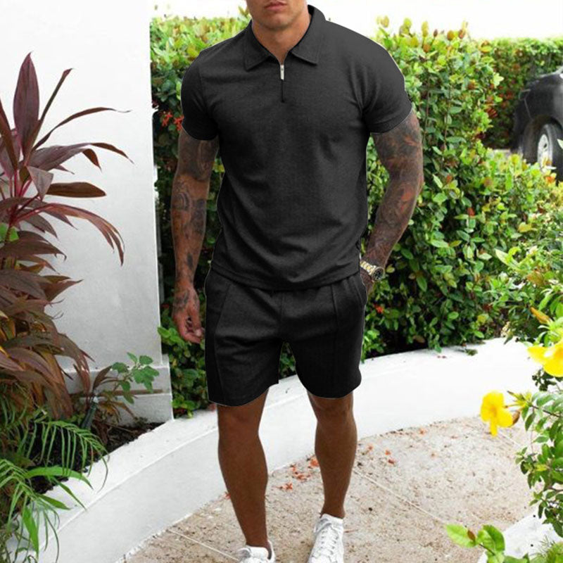 Polo- und Shorts Set Herren