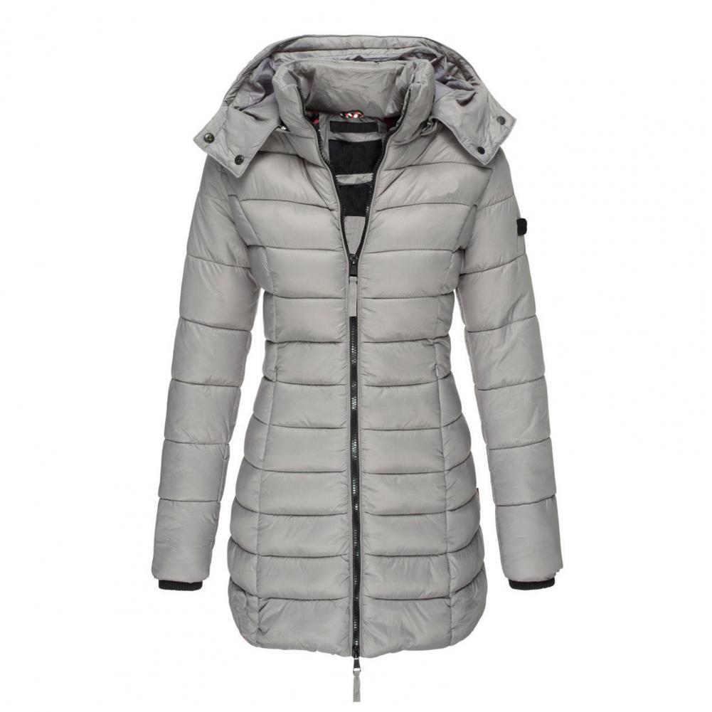 Damen Trenchcoat mit Kapuze in Oversized Passform