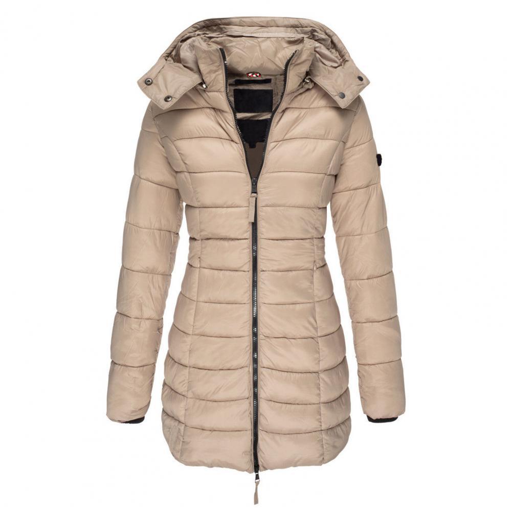 Damen Trenchcoat mit Kapuze in Oversized Passform