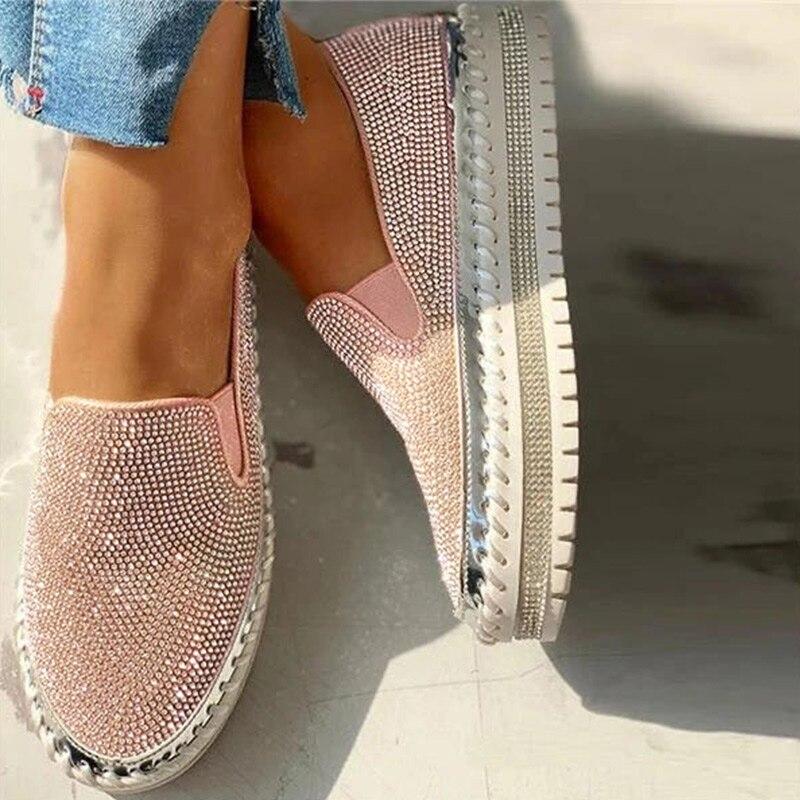 Atmungsaktive Damen Plateau Sneaker