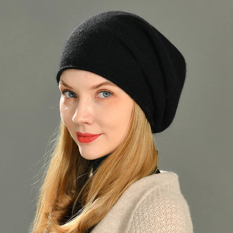Weiche Strickmütze im Schlichten Design