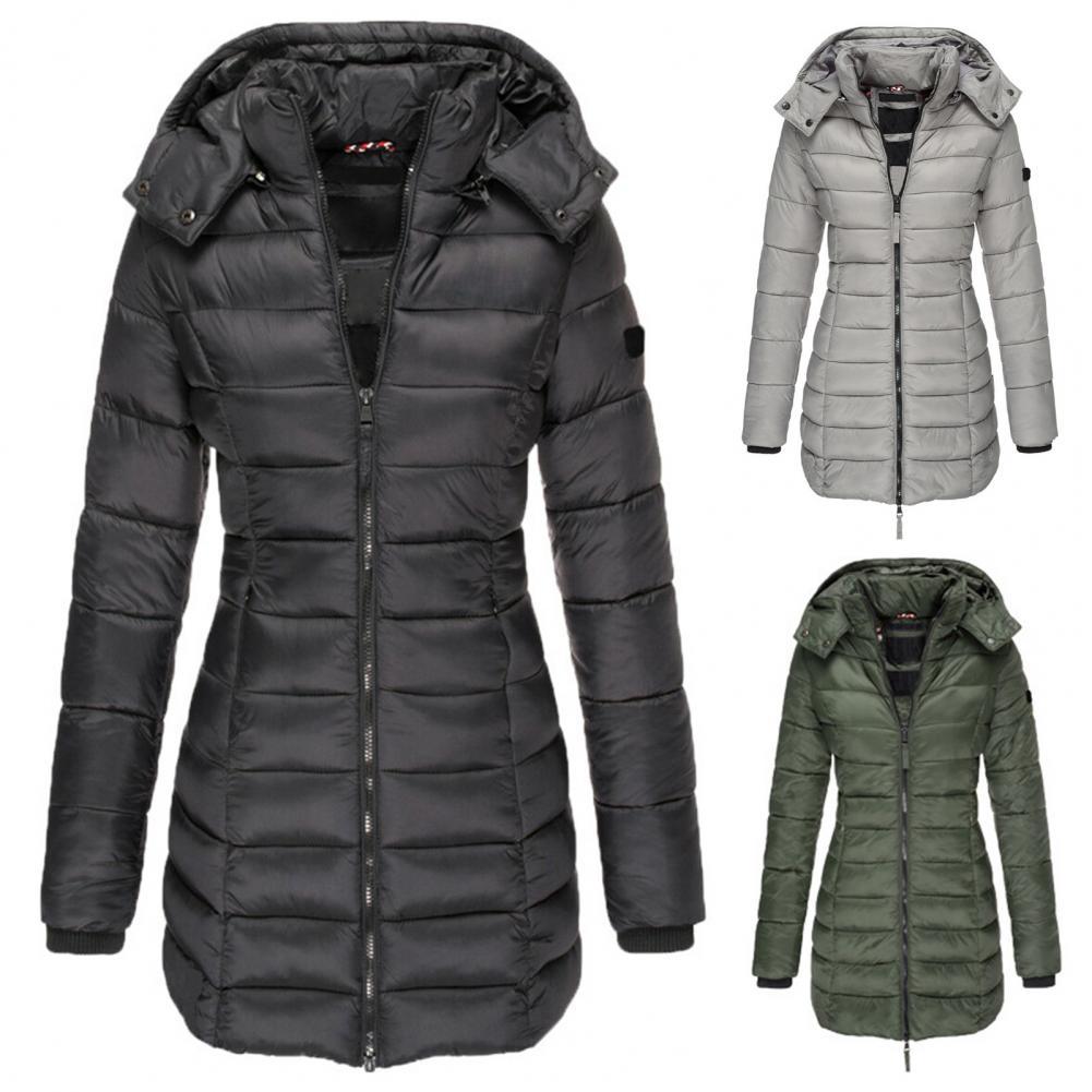 Damen Trenchcoat mit Kapuze in Oversized Passform