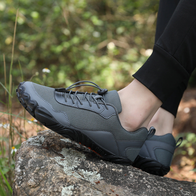 Atmungsaktive Unisex Barfussschuhe für Wanderwege