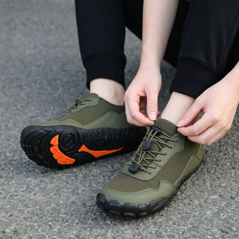 Atmungsaktive Unisex Barfussschuhe für Wanderwege