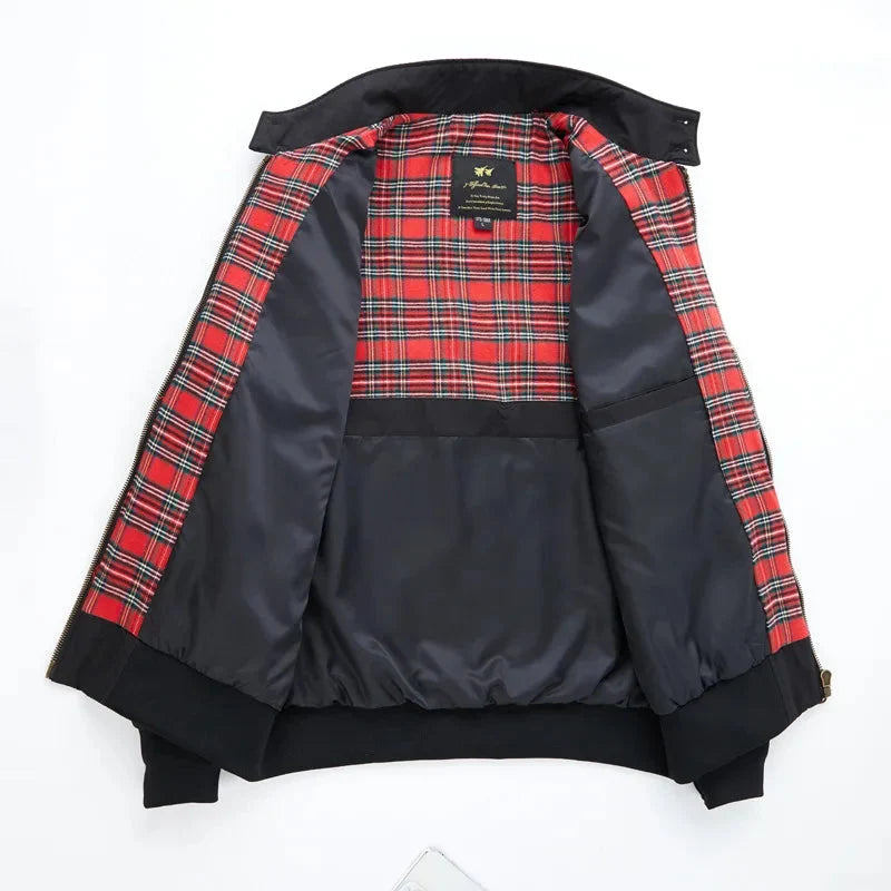 Leichte Übergangsjacke im Bomber-Stil mit Stehkragen