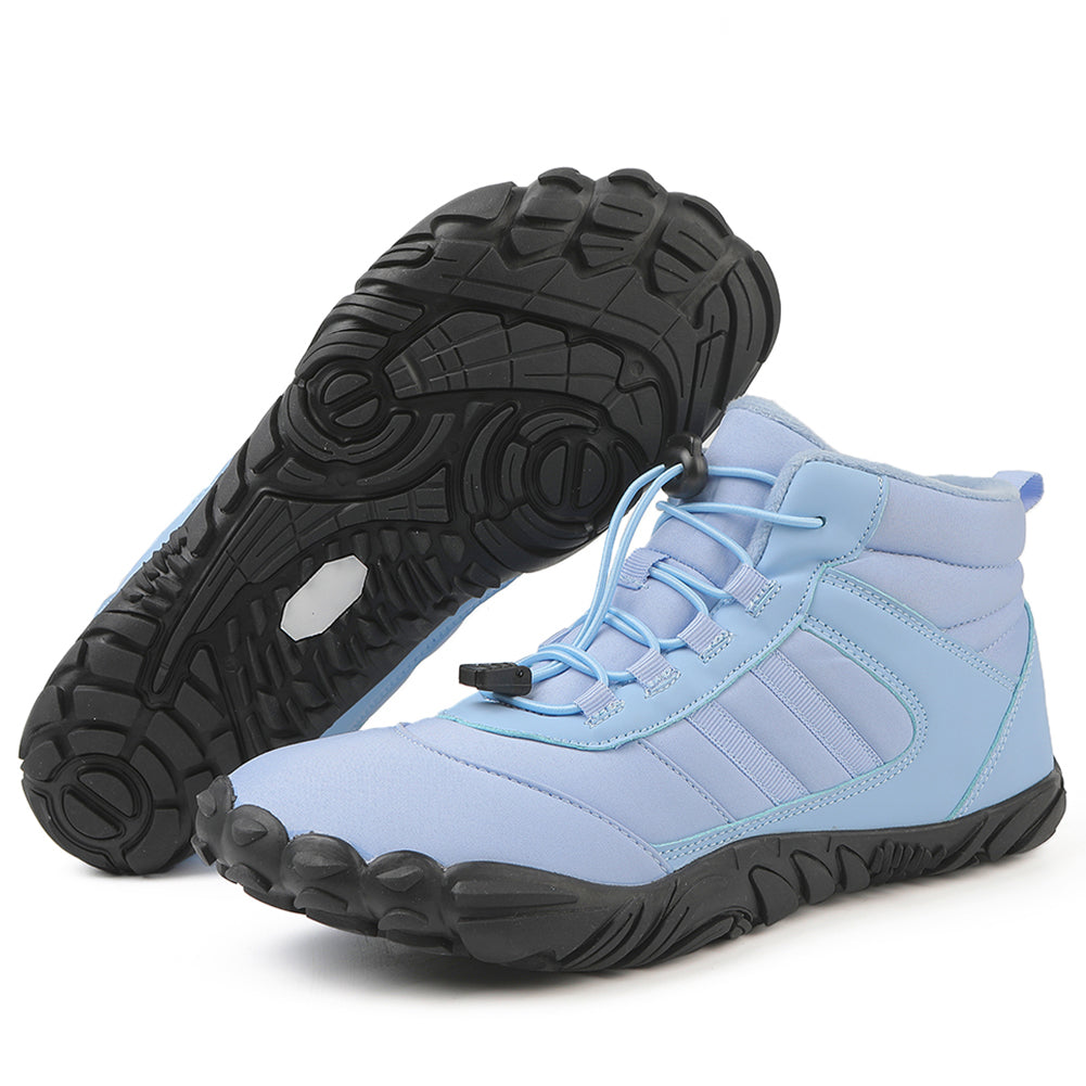 Unisex Fleece Gefütterte Barfußschuhe mit Breiter Zehenbox