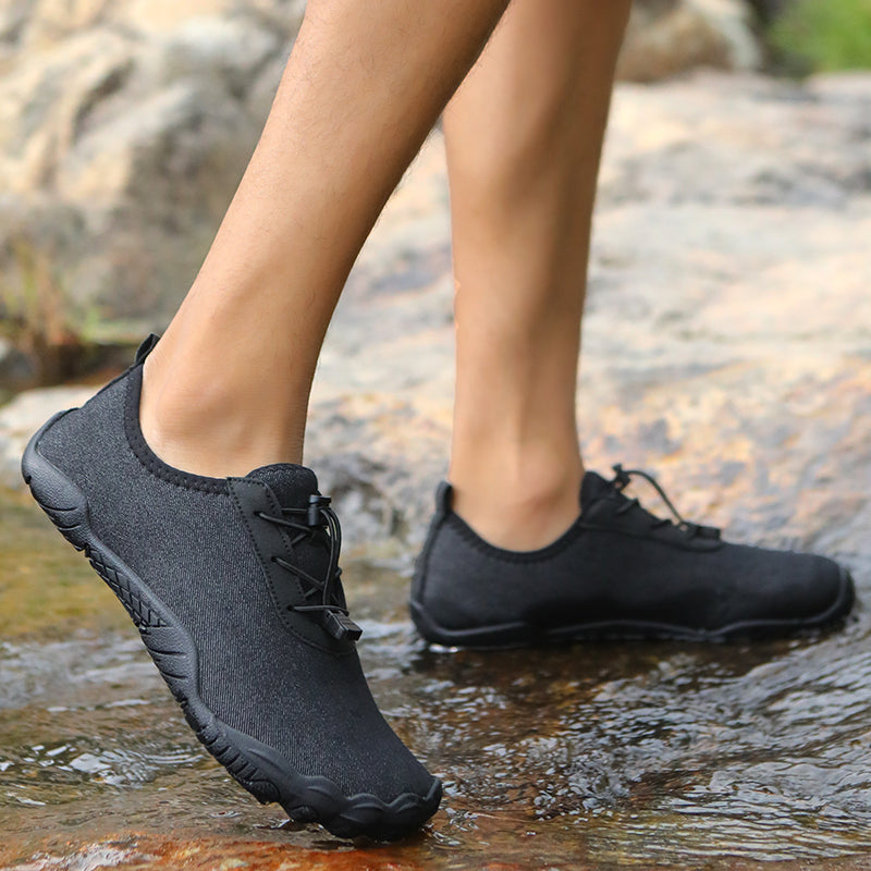 Rutschfeste Barfussschuhe mit breiter Zehenbox für den Alltag