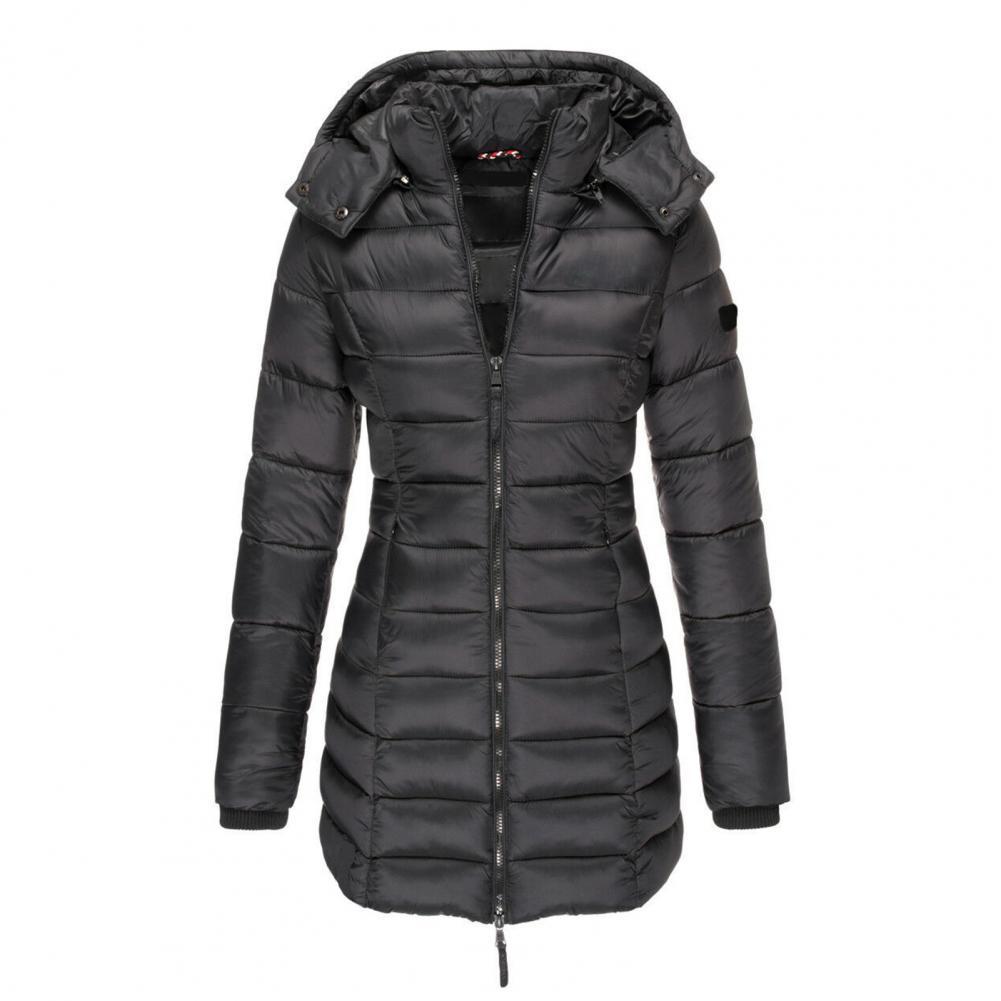 Damen Trenchcoat mit Kapuze in Oversized Passform