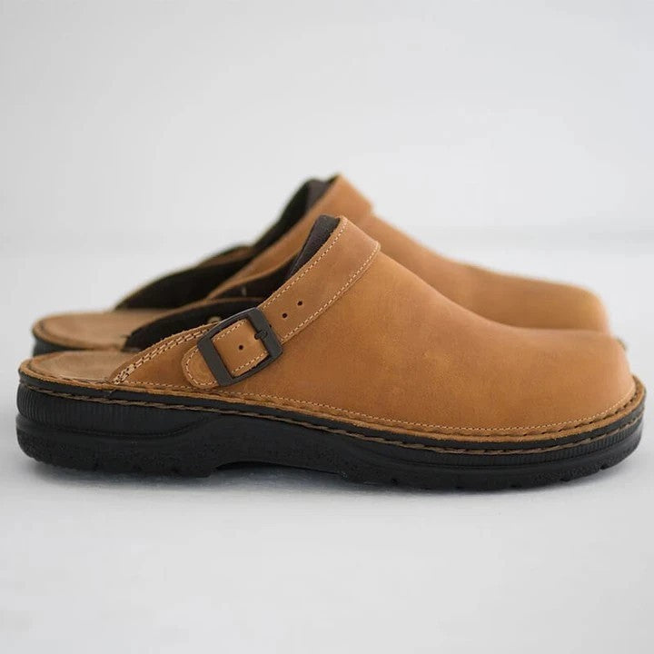Orthopädische Clogs aus Kunstleder für Herren