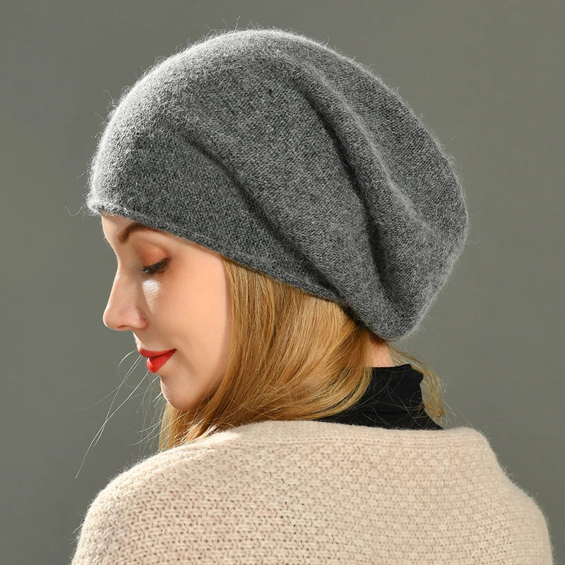 Weiche Strickmütze im Schlichten Design