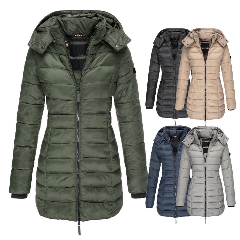 Damen Trenchcoat mit Kapuze in Oversized Passform