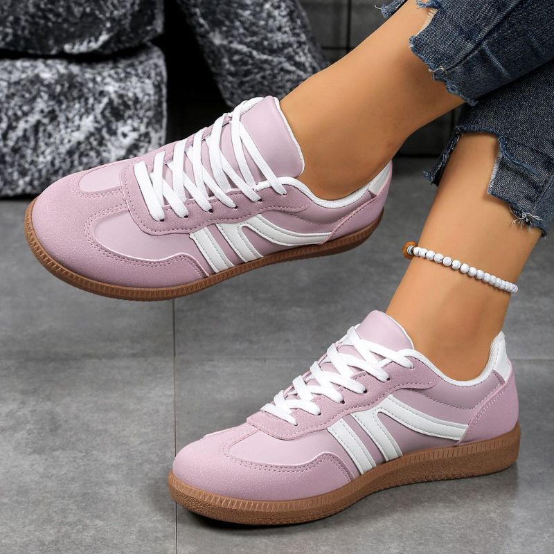 Damen Retro Sneaker aus Wildleder