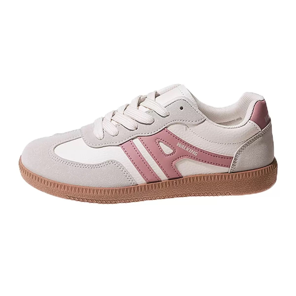 Orthopädische Schnürsneaker aus Wildleder mit weiter Passform