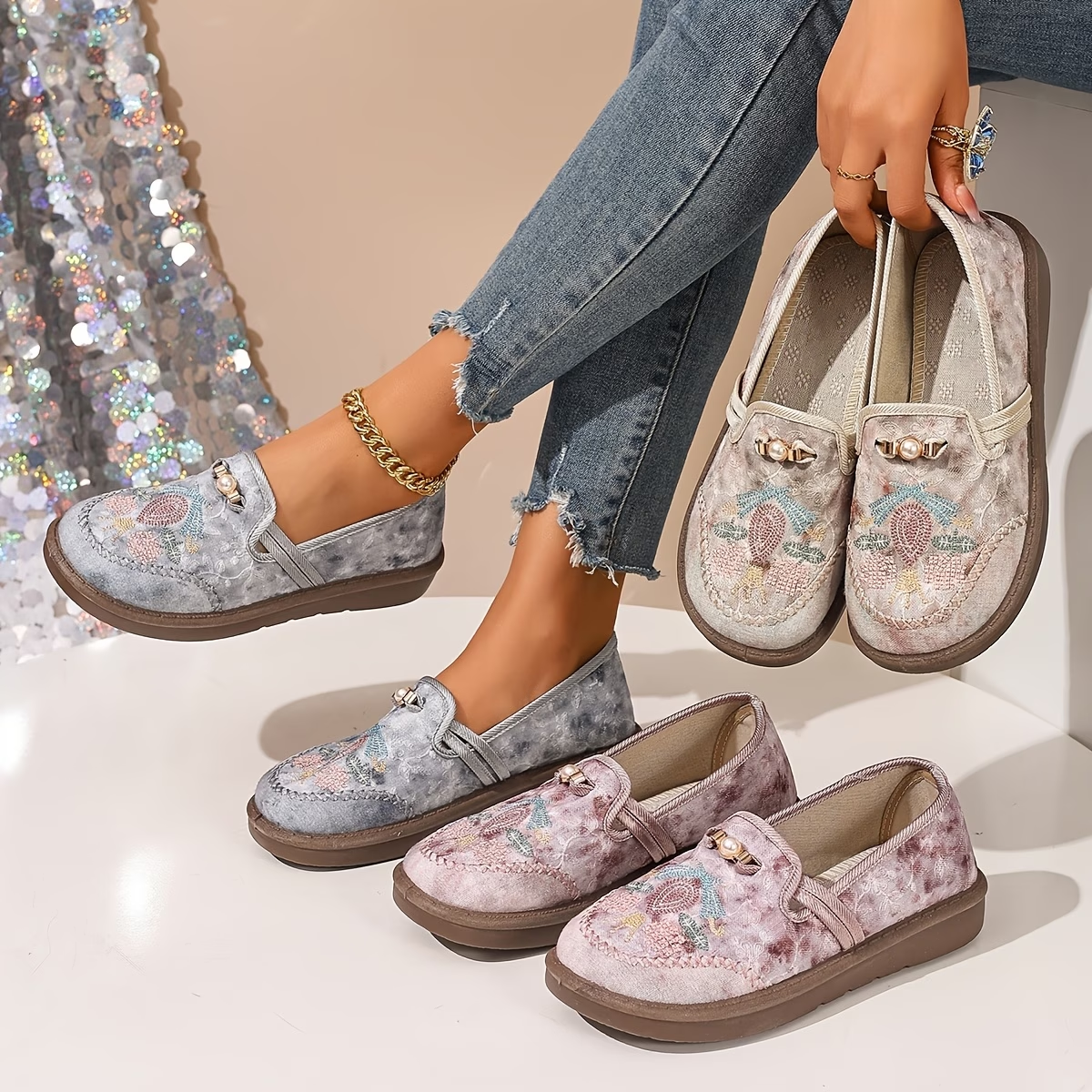 Leichte sportliche Damen Loafer für jeden Tag