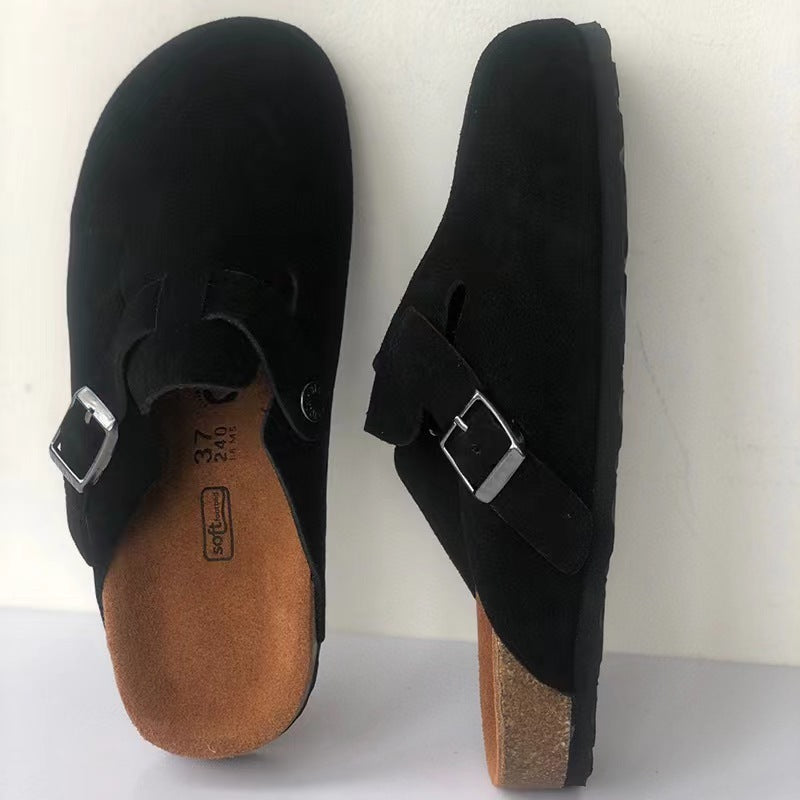 Premium Leder Unisex Sandalen Mit Ergonomischem Fußbett