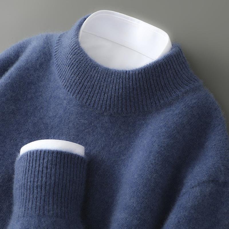 Pullover mit Rundhalsausschnitt aus feinem Strick
