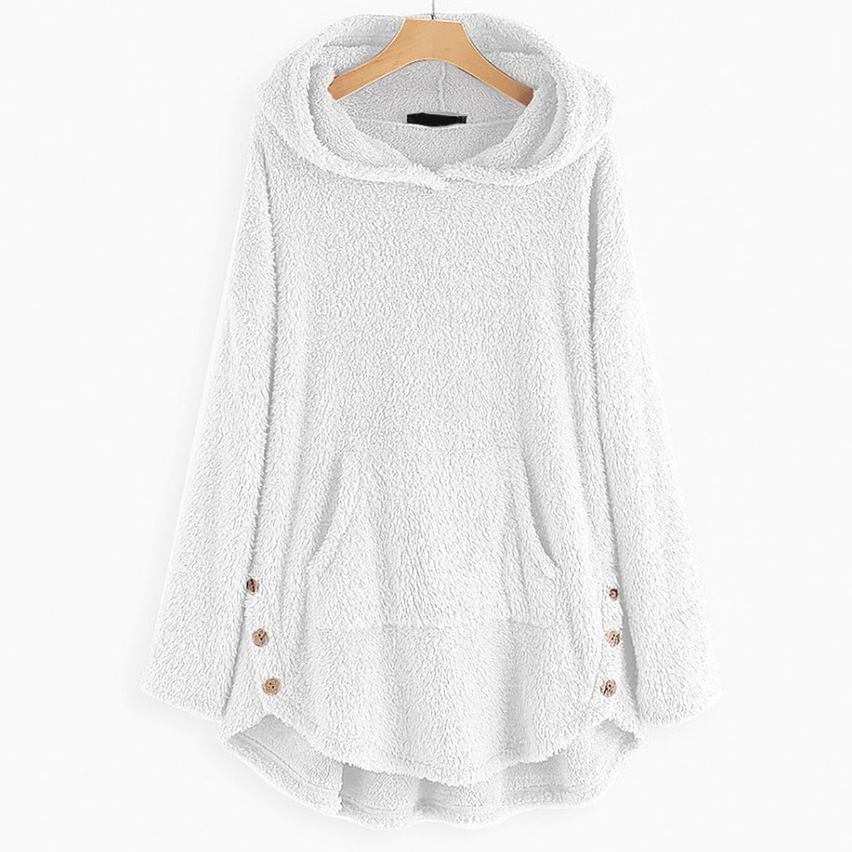 Warmer Damen Plüsch Hoodie Ultraweich