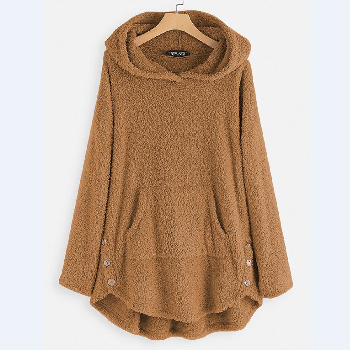 Warmer Damen Plüsch Hoodie Ultraweich