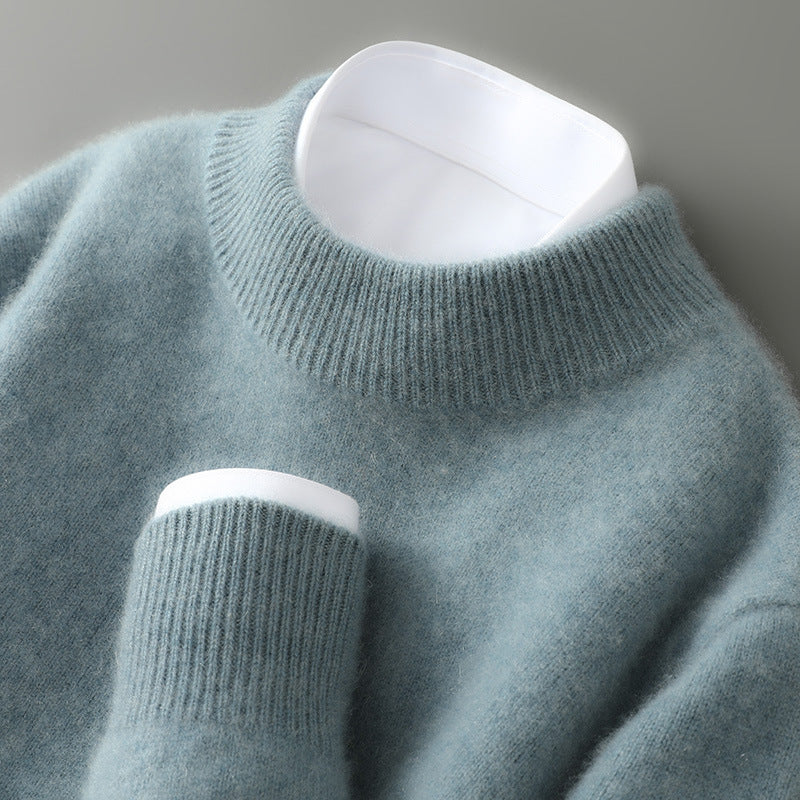 Pullover mit Rundhalsausschnitt aus feinem Strick